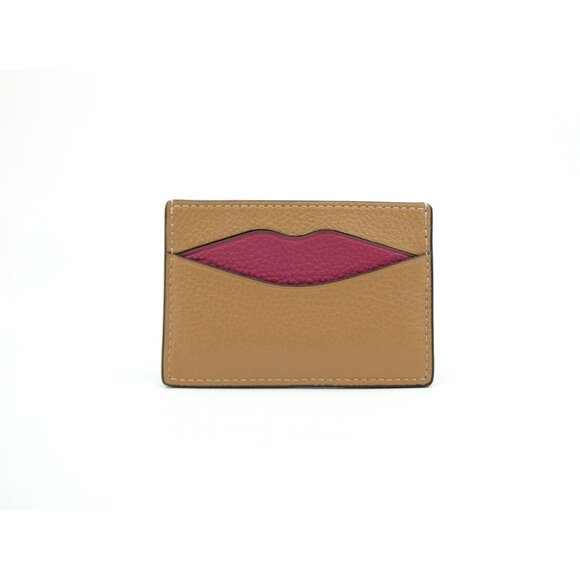 Coach Latte Multi Lip Slim Card Case NWT CW926 - Picture 2 of 8